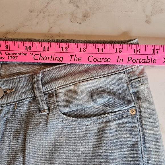 Calvin Klein Distressed Light Wash Flare Bootcut Jeans Women's W30 L32 - Picture 9 of 13